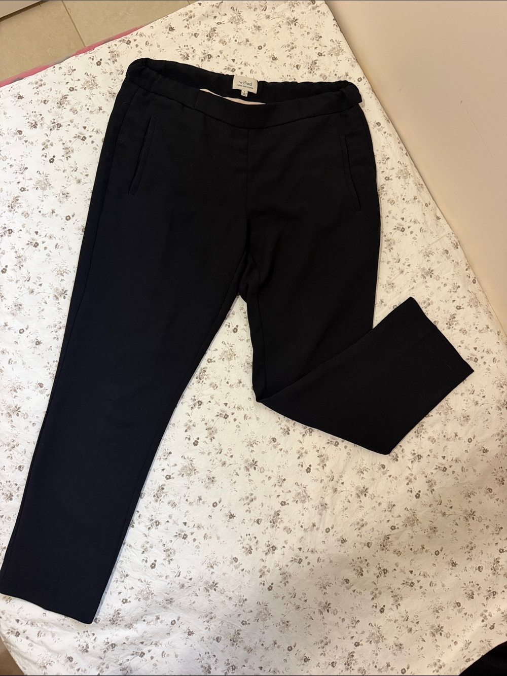 Wilfred Black Skinny Ankle Pants